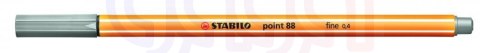 Cienkopis STABILO point 88/94 0.4mm szary