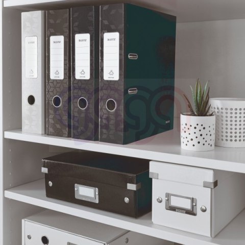 Segregator z mechanizmem WOW Leitz 180, A4/80mm, czarny 10050095