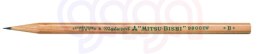 Ołówek z drewna cedrowego ekologiczny bez gumki B (12szt) UNI 9800