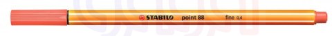 Cienkopis STABILO point 88/26 0.4mm brzoskwinia