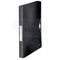 Teczka z gumką PP Leitz WOW, 30 mm, czarna 46290095