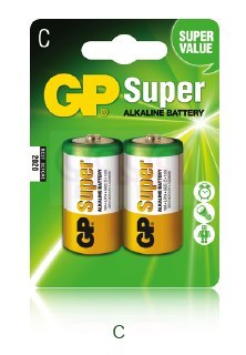 Bateria alkaliczna GP Super C / LR14 (2szt) 1.5V GPPCA14AS003