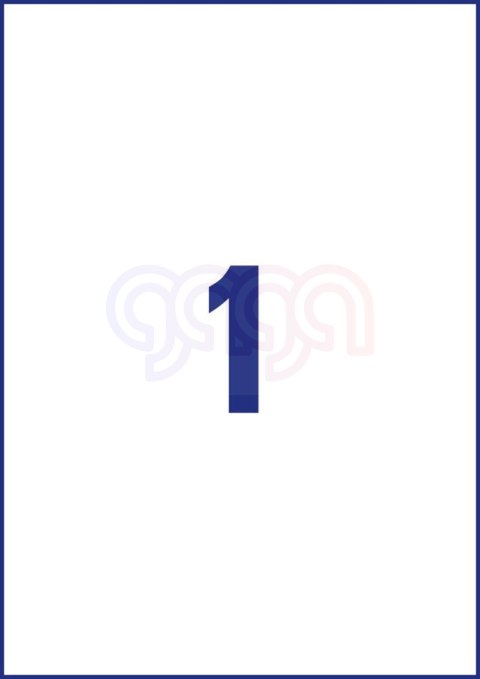 Etykiety wysyłkowe L7567-25 210 x 297 25 ark. przezroczyste Avery Zweckform