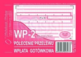 Polecenie przelewu, (1+1) A6 80kartek, 10-449-5M DOTTS