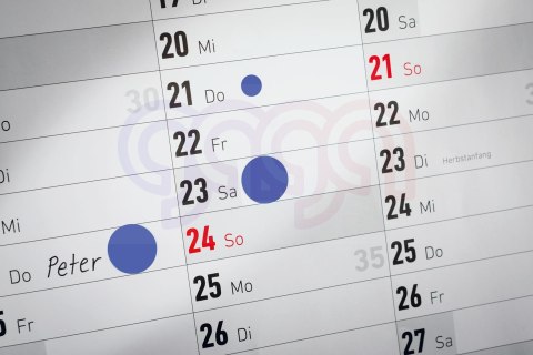 Kółka do zaznaczania niebieskie 3857 Q19 w rolce Avery Zweckform