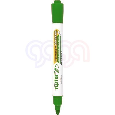 Marker permanentny RYSTOR RMP-1 zielony, okrągła końcówka 432-003