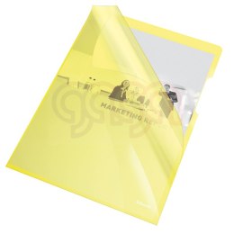 Ofertówki krystaliczne A4 150mic żółte (25szt) ESSELTE 55431