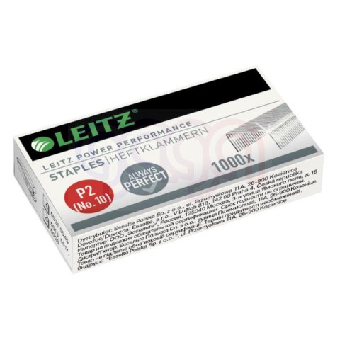 Zszywki Leitz galwanizowane, Nr. 10, 1000 szt., 55770000