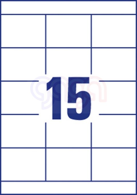 Etykiety uniwersalne ELA044 70 x 50,8 100 ark. Economy Europe100 by Avery Zweckform