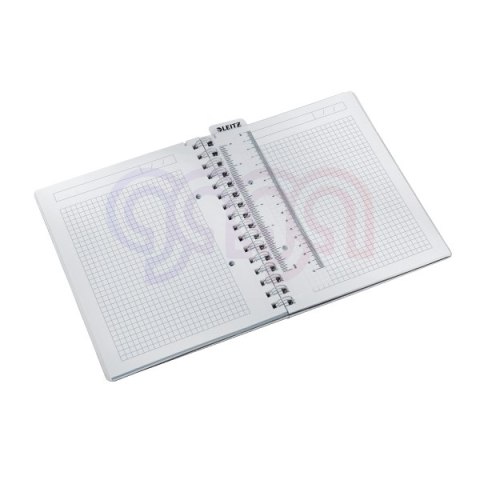 Kołonotatnik w kratkę A5 PP Leitz WOW, czarny 46410095