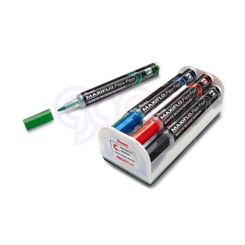 Markery suchościeralne MAXIFLO FLEX-FEEL 4 sztuki z gąbką MWL5SBF-4N