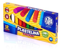 Plastelina Astra 12 kolorów, 83813906