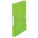 Teczka z gumką PP Leitz WOW, 30 mm, zielona 46290054