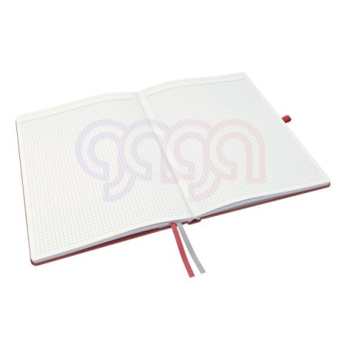 Notatnik LEITZ Complete A4 80k czerwony w kratkę 44710025