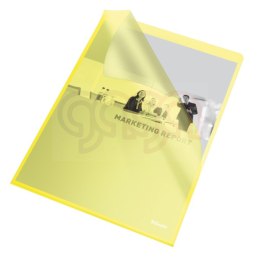 Ofertówki groszkowe A4 115mic żółte (25szt) ESSELTE 60836
