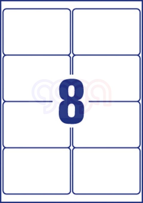 Etykiety uniwersalne ELA043 99,1 x 67,7 100 ark Economy Europe100 by Avery Zweckform