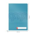 Folder A4 z kieszonką na etykietę Leitz Cosy, niebieska 47080061