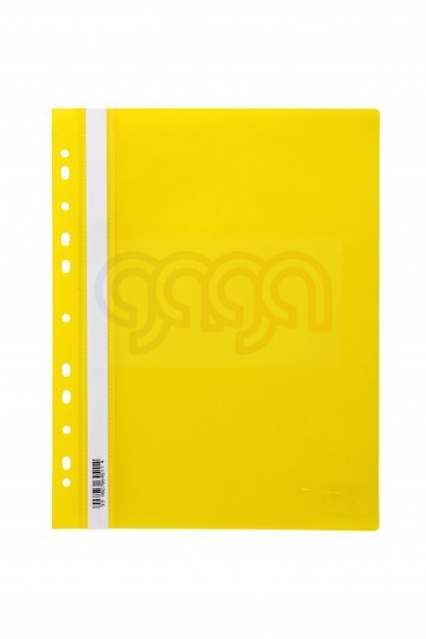 Skoroszyt zawieszany PP DOTTS (20) żółty wzmocniony polipropylen SPP-DOT-02-04