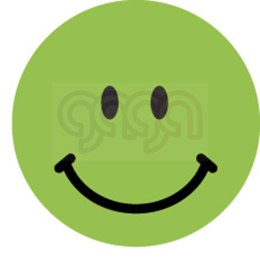 Kółka Uśmiechnięta buźka 3858 Q19 w rolce Kółka z symbolami do zaznaczania, trwałe, 250 szt. / rolka, zielone, Avery Z