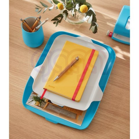 Półka na dokumenty z organizerem Leitz Cosy, niebieska 52590061