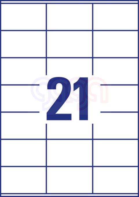 Trwałe etykiety uniwersalne 3481 70 x 41 100ark Avery Zweckform