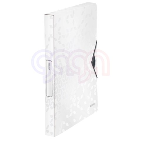 Teczka z gumką PP Leitz WOW, 30 mm, biała 46290001