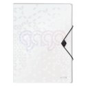 Teczka z gumką PP Leitz WOW, 30 mm, biała 46290001
