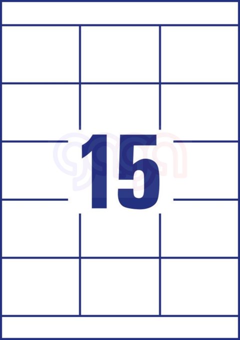 TrwaTrwałe etykiety uniwersalne 3669 Avery Zweckform A4, 100 ark./op., 70 x 50,8 mm, białe