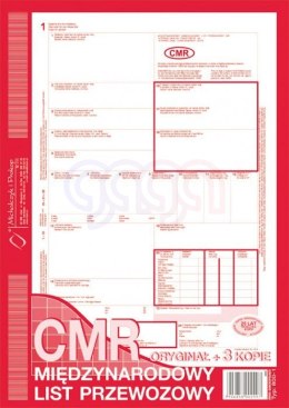 800-1 CMR A4 80kartek 1+3 międzynarodowy list przewozowy MICHALCZYK&PROKO