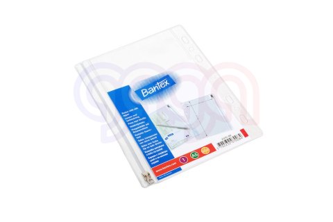Koszulki na suwak A4 140mic., w folii (10szt) BANTEX 100550062