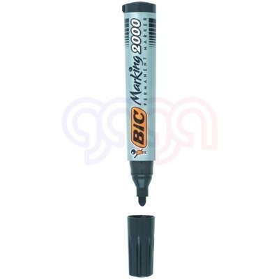 Marker permanentny BIC 2000 Ecolutions mix AST okrągła końcówka 4szt, 8209112