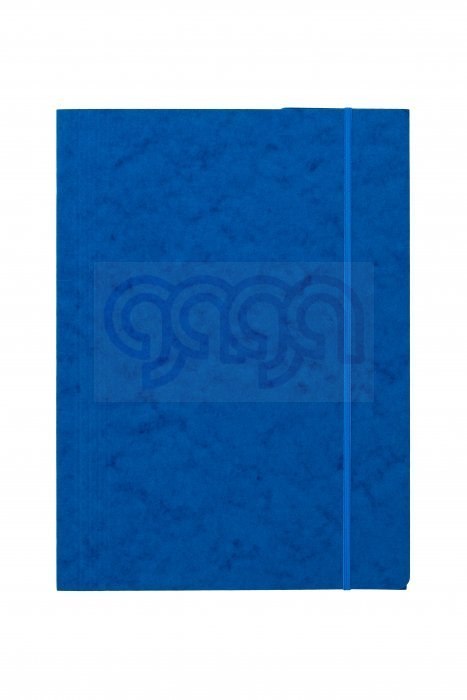 Teczka z gumką prostą DOTTS A4 preszpan niebieska 390g