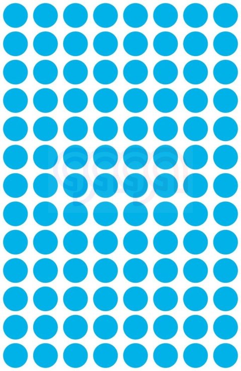 Etykiety kółka do zaznaczania niebieskie 3011 4 ark Avery Zweckform