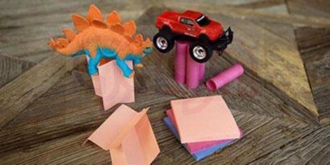 Kostka samoprzylepna POST-IT (2028-P), 76x76mm, 1x450 kart., różowa .