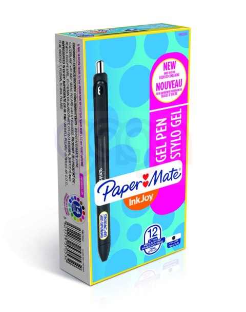 Pióro żelowe INKJOY GEL 0.7mm czarny 1957053 PAPER MATE