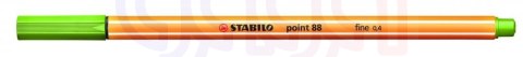 Cienkopis STABILO point 88/33 0.4mm jasna zieleń