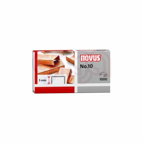 Zszywki miedziowane 10 1000szt NOVUS 040-0207