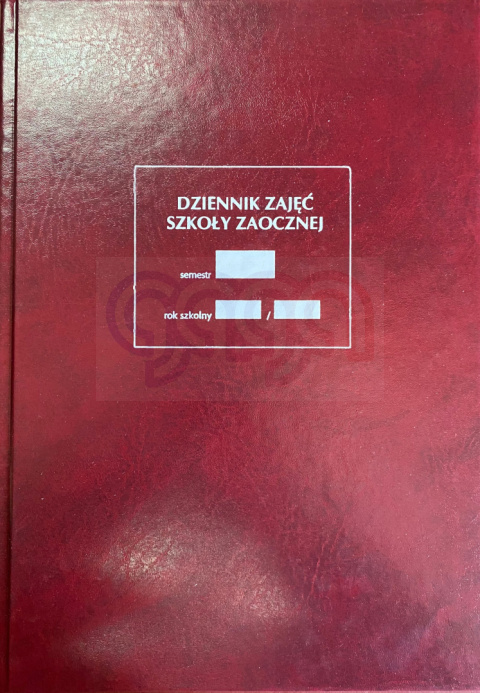 DZIENNIK ZAJĘĆ SZKOŁY ZAOCZNEJ MEN-I/7