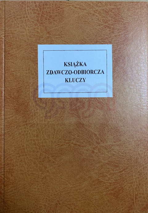 KSIĄŻKA ZDAWCZO-ODBIORCZA KLUCZY