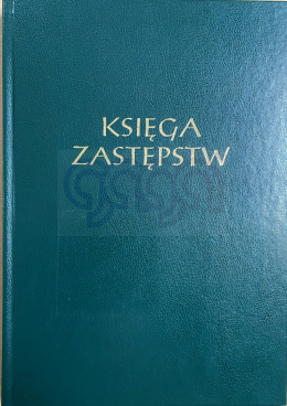 KSIĘGA ZASTĘPSTW A-4/200kartek INTRO-DRUK