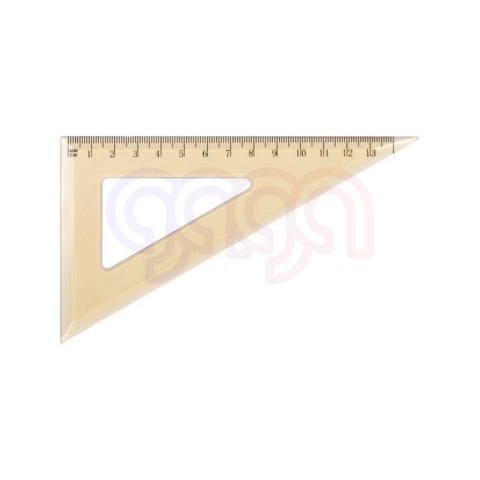 Ekierka szkolna GRAND GR853T 60/13cm przezroczysta 130-1710