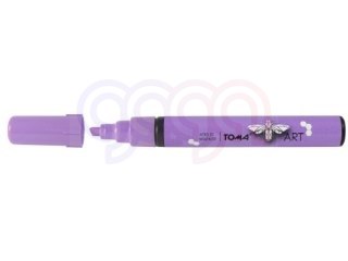 Marker akrylowy, fibrowa końcówka ścięta 2-5mm, fioletowy TO-400 Toma