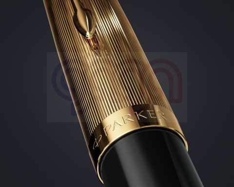 Pióro wieczne (F) - 18K PARKER 51 DELUXE BLACK GT 2123511, giftbox