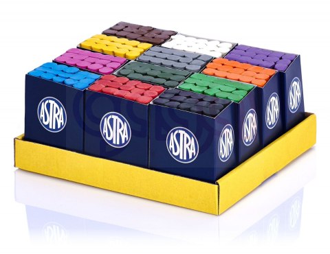 Zestaw plastelin Astra - plastelina 12 kolorów x 15 sztuk (180), 303111043