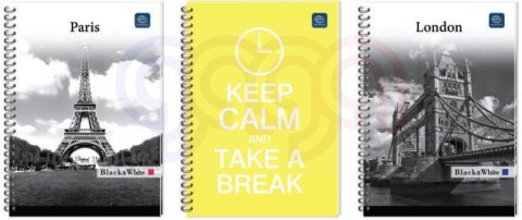 Kołonotatnik A4 100linia m.op. GARWOLIN 4 dziurki z perf.