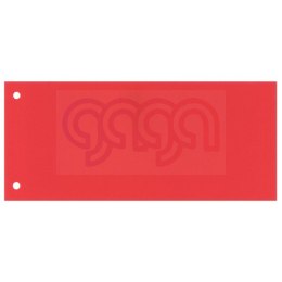 Przekładki 1/3 A4 Maxi Esselte, czerwony, 100 szt., 624446