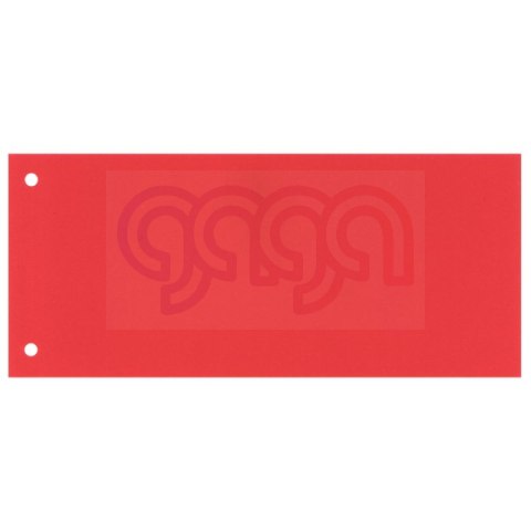 Przekładki 1/3 A4 Maxi Esselte, czerwony, 100 szt., 624446