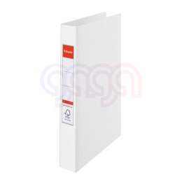 Segregator Esselte A4 z 2 kółkami, grzbiet 42 mm, biały, 14449