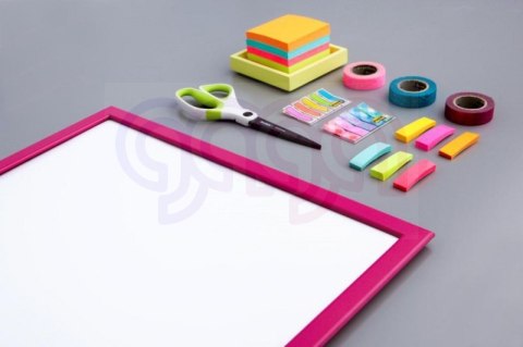 Znaczniki POST-IT (670/5), papier, 15x50mm, 5x100 kart., mix kolorów neonowy