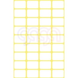Białe minietykiety do opisywania ręcznego, 72 etyk./op., 38 x 18 mm, białe, AVERY ZWECKFORM, 3077